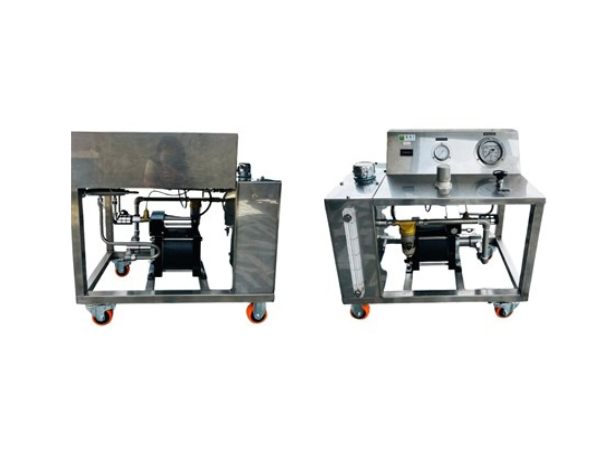 Hydrostatic testing pump